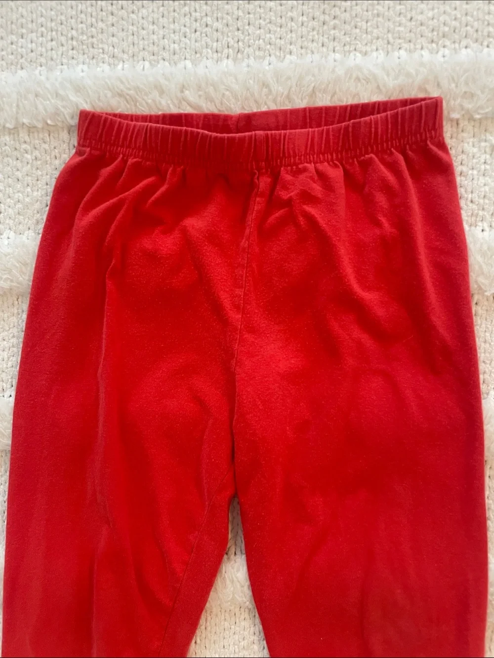 Gap Red Leggings girl size M age 7 8 short sleeve navy blue graphic T-shirt 6 8